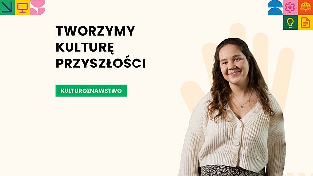 Grafika promująca kierunek Kulturoznastwo
