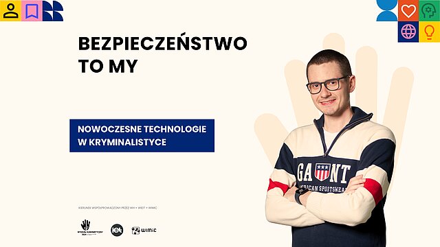 Grafika promująca kierunek Nowe Technologie
