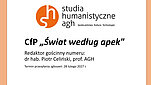 Call for Papers - numer tematyczny „Świat według apek"