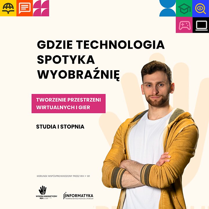 Grafika promująca kierunek Gamingowy